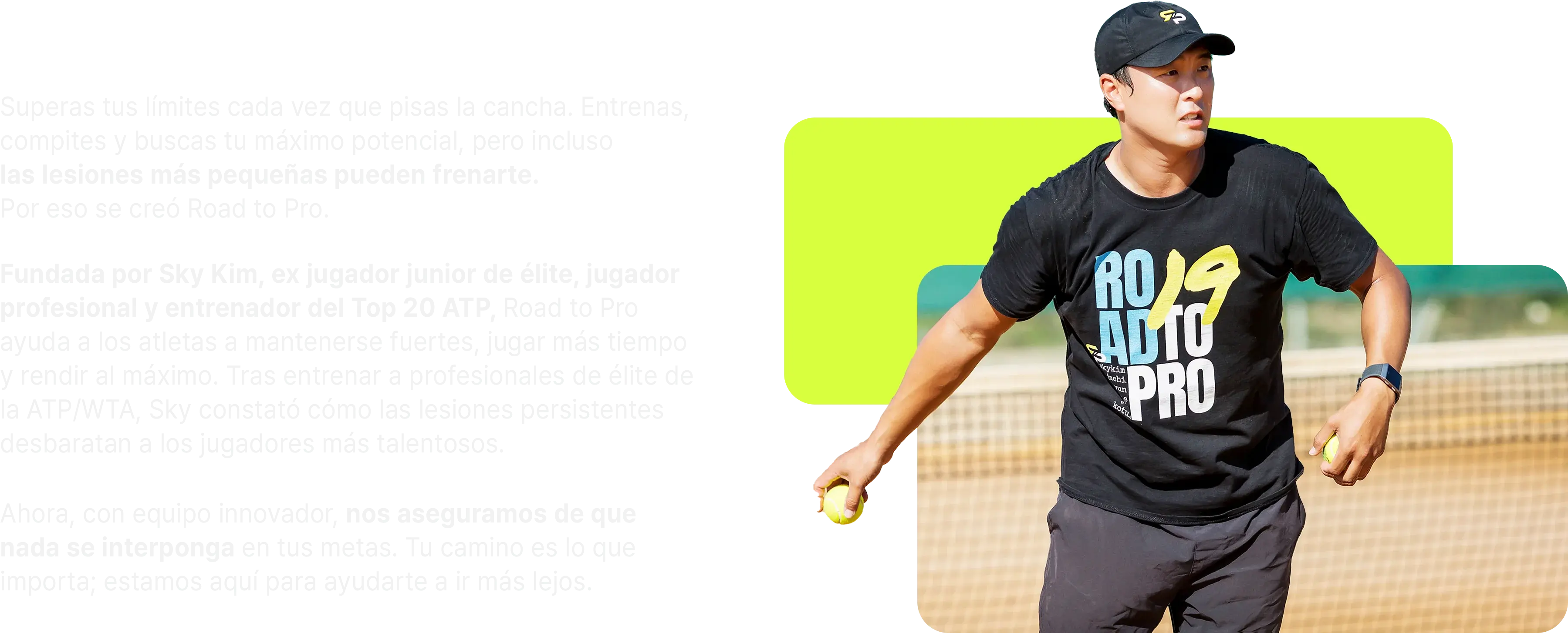 Don’t let injuries hold you back. ATP coach Sky Kim’s Road to Pro keeps you strong with innovative gear. Your journey matters—we’re here to support it.